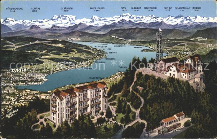 11779265 Uetliberg Zuerich Restaurant Uto Kulm Grand Hotel Zuerichsee Alpen Uetl