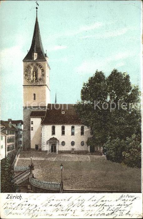 11779270 Zurich Église Saint-Pierre Zurich