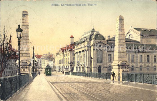 11770112 Bern BE Kornhausbruecke et Théâtre Berne