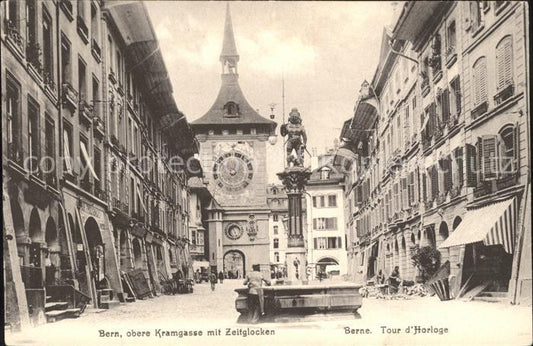 11773899 Bern BE Obere Kramgasse avec Tour de l'Horloge Berne