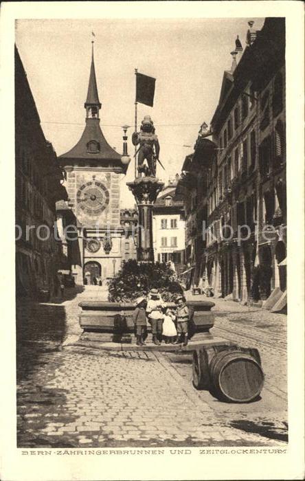 11773932 Bern BE Zaehringerbrunnen et Tour de l'Horloge Berne