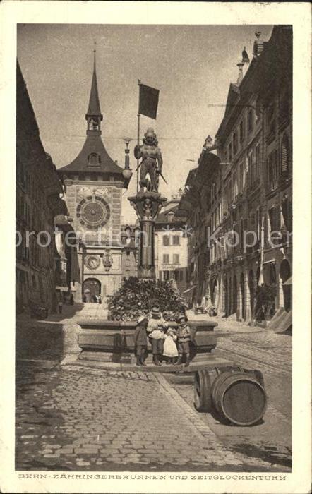 11773934 Bern BE Zaehringerbrunnen et Tour de l'Horloge Berne