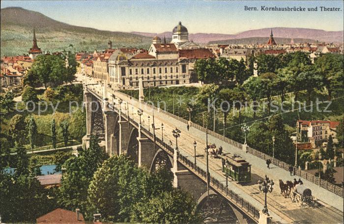 11773944 Bern BE Kornhausbruecke et Théâtre Berne