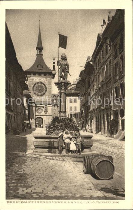 11773981 Bern BE Zaehringerbrunnen et Tour de l'Horloge Berne