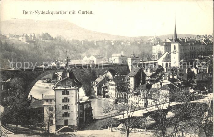 11774011 Bern BE Nydeckquartier avec Gurten Bern