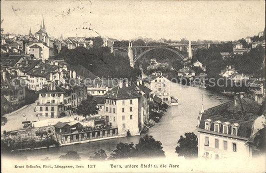 11774012 Bern BE Ville basse avec Aare Berne