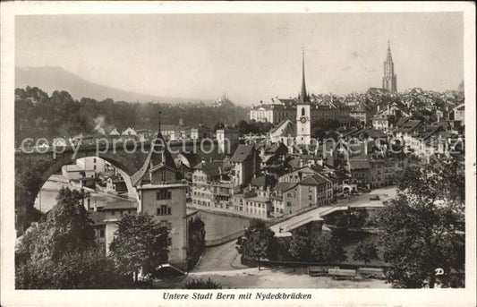 11774024 Bern BE Ville basse avec Nydeckbruecke Bern