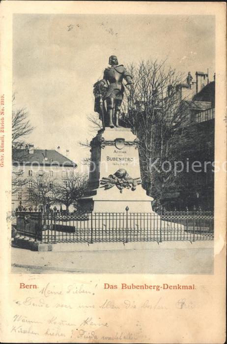 11774088 Bern BE Monument Bubenberg Berne