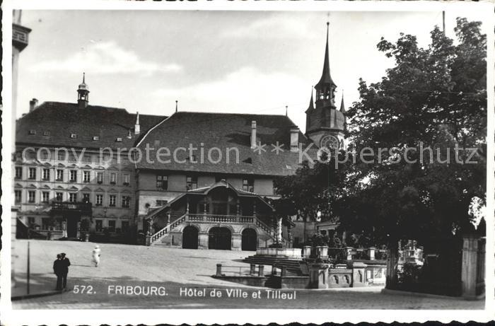 11774109 Fribourg FR Hotel de Ville et Tilleul Fribourg