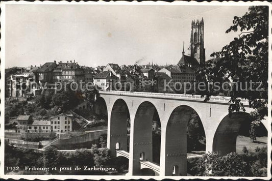 11774110 Fribourg FR Pont de Zaehringen Fribourg