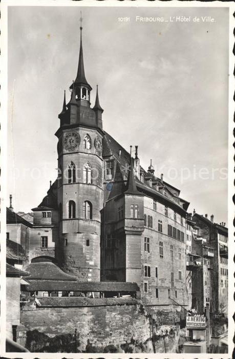 11774116 Fribourg FR Hôtel de Ville Fribourg