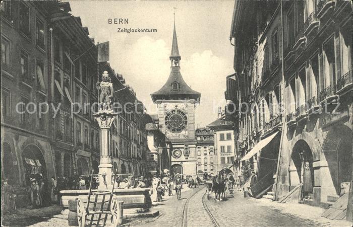 11774143 Bern BE Fontaine de la Tour de l'Horloge Berne