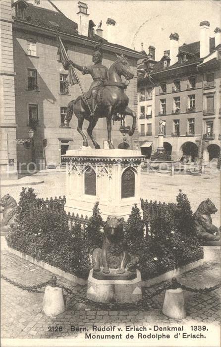 11774164 Bern BE Monument Rudolf von Erlach Berne