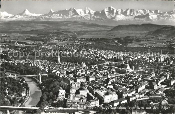 11774182 Bern BE Photographie aérienne du panorama alpin de Berne