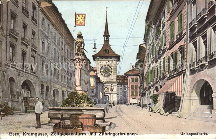 11774186 Bern BE Kramgasse Tour de l'Horloge Zaehringerbrunnen Berne