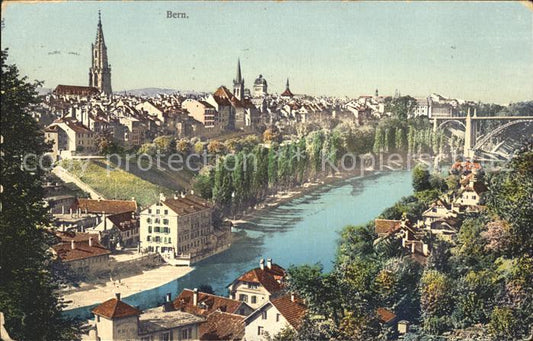 11774203 Bern BE Panorama Muenster Pont de l'Aar Berne