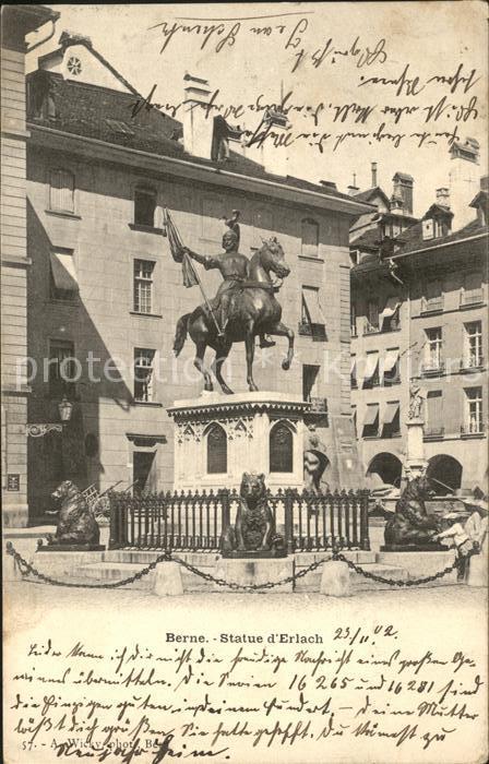 11774205 Bern BE Statue d'Erlach Berne