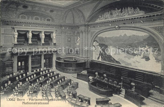 11774223 Bern BE Bâtiment du Parlement Salle du Conseil National Berne