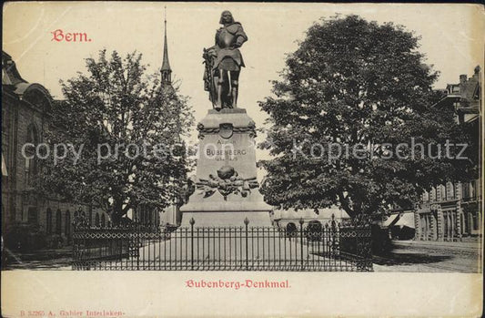 11774230 Bern BE Monument Bubenberg Berne