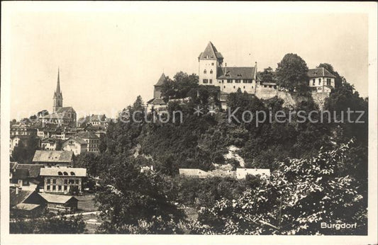 11774310 Burgdorf Bern Schloss und Kirche Burgdorf