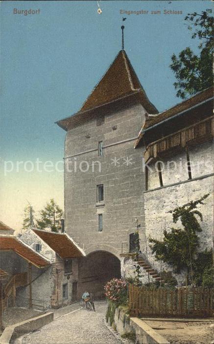 11774322 Burgdorf Bern Schloss Eingang Burgdorf