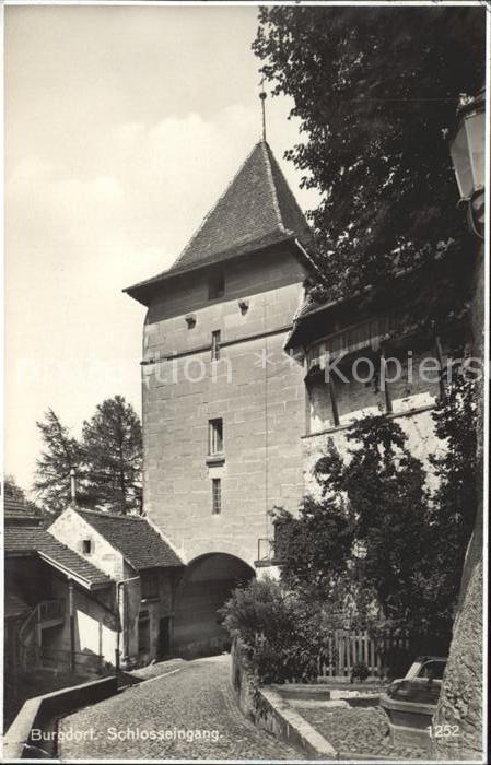 11774326 Burgdorf Bern Schloss Eingang Burgdorf