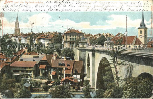 11774402 Bern BE Vue sur la ville avec Neydeckbruecke Bern