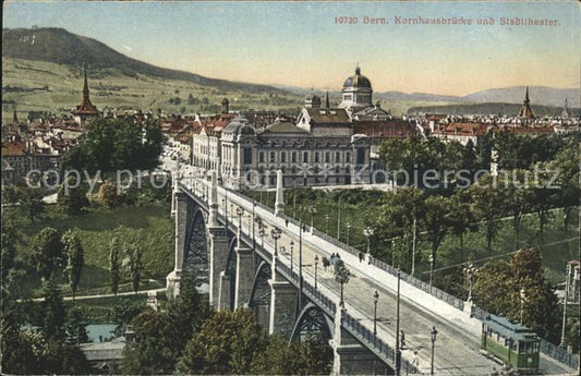 11774442 Bern BE Kornhausbruecke et Théâtre municipal de Berne