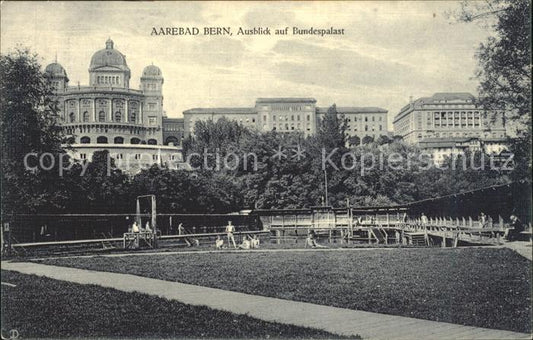 11756206 Bern BE Aarebad Bern Vue du Palais fédéral Bern BE