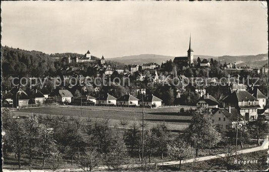 11756353 Burgdorf Bern mit Schloss und Kirche Burgdorf Bern