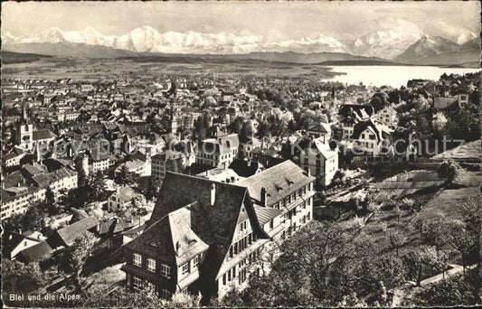 11756371 Bienne Bienne avec panorama alpin Bienne Bienne