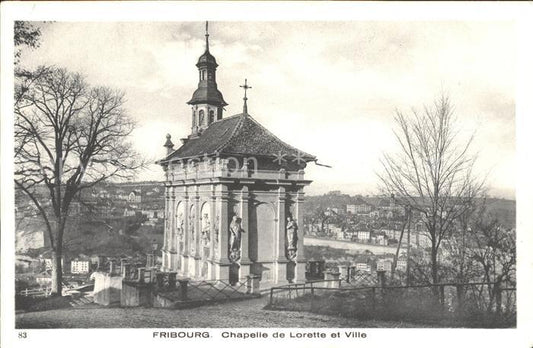 11757105 Fribourg FR Chapelle de Lorette et Ville Fribourg