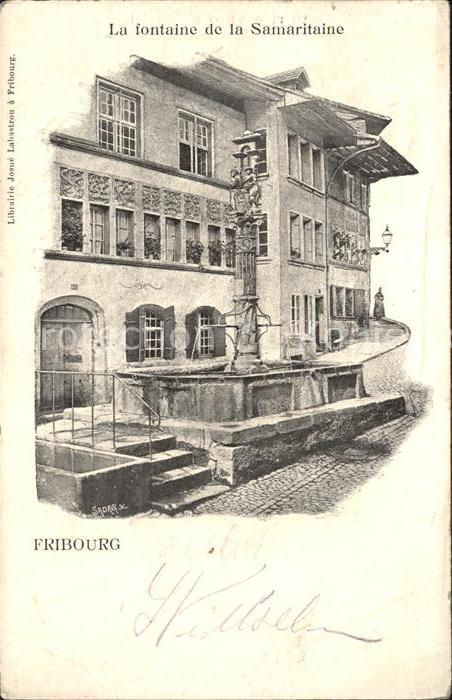 11757170 Fribourg FR La fontaine de la Samaritaine Fribourg