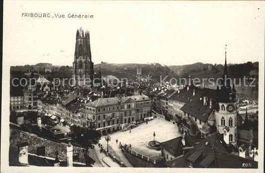 11757179 Fribourg FR Panorama Cathédrale Fribourg