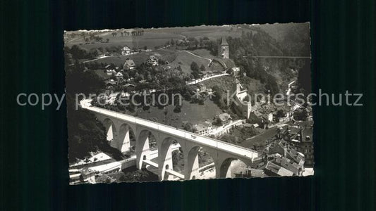 11757347 Fribourg FR Pont de Zaehringen et du Gotteron Fribourg