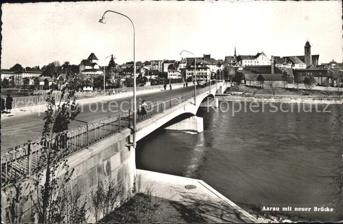 11757416 Aarau AG mit neuer Bruecke Aarau