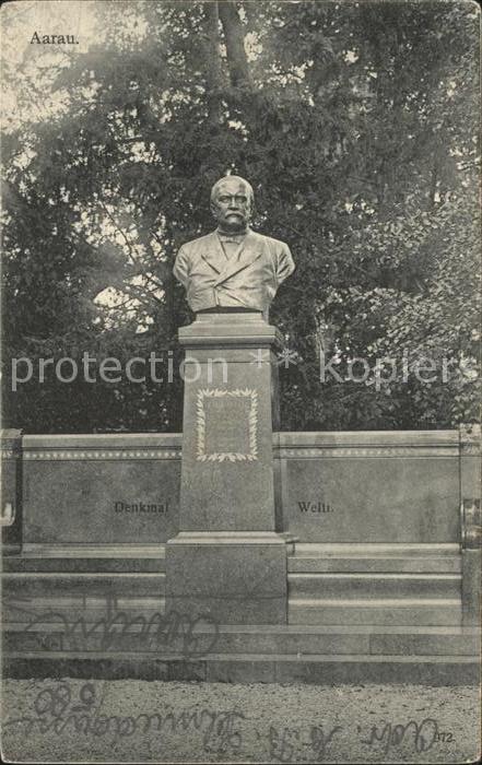 11757444 Aarau AG Emil Welti Denkmal Aarau