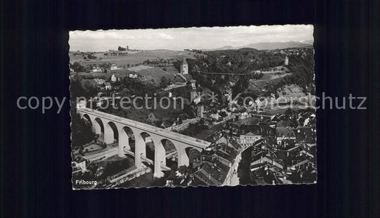 11757585 Fribourg FR Panorama Pont de Zaehringen Fribourg