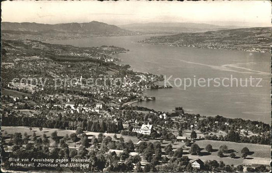 11776758 Zuerichsee Vue de Feusisberg à Wallerau Richterswil et Uetliberg