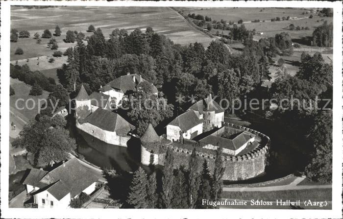 11777279 Hallwil Fliegeraufnahme Schloss Hallwil Hallwil