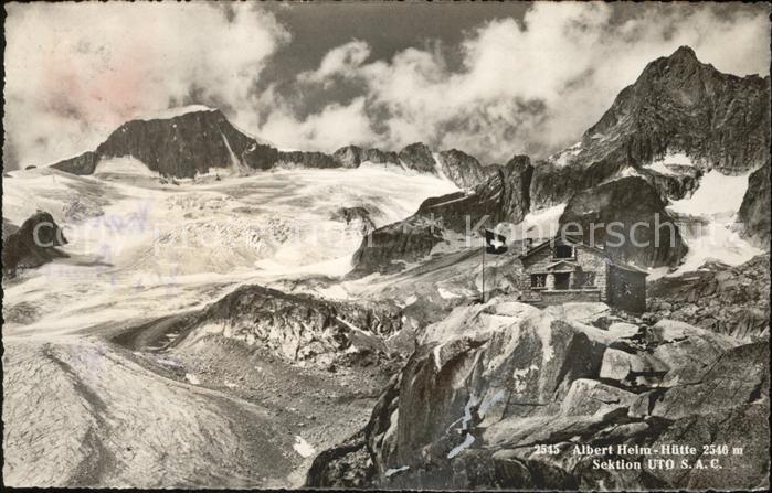 11852997 Uto Kulm Albert Heim Huette avec Galenstock et Gletschhorn Zuerich