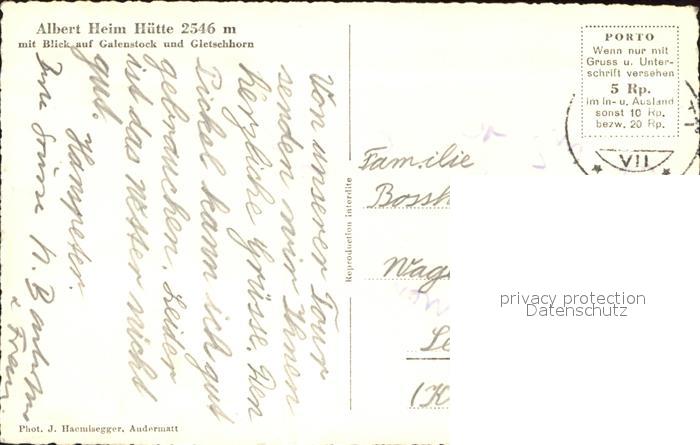 11852997 Uto Kulm Albert Heim Huette avec Galenstock et Gletschhorn Zuerich