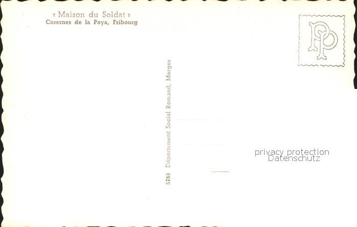 11853544 Fribourg FR Maison du Soldat Casernes de la Poya Fribourg FR