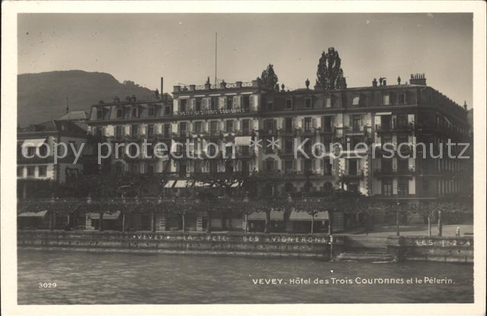 11846872 Vevey VD Hôtel des Trois Couronnes et le Pelerin Vevey