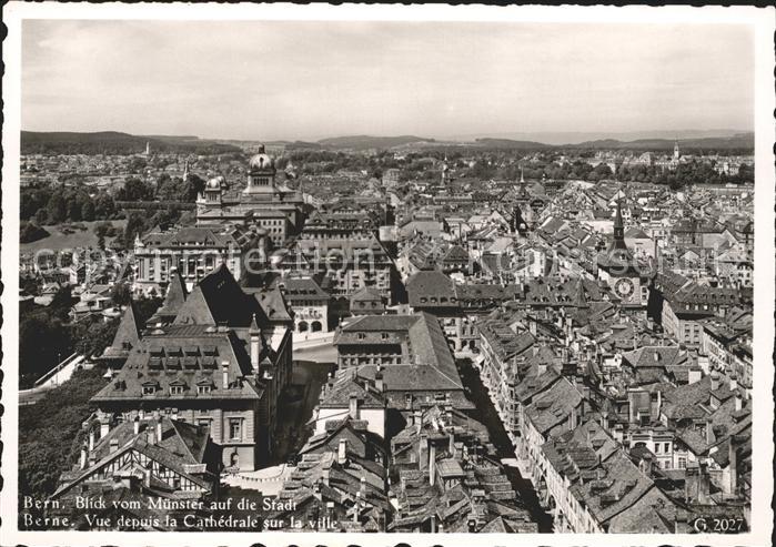 11846965 Bern BE Vue sur la ville depuis le Muenster Bern