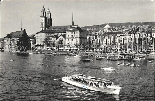 11847057 Exposition horticole de Zurich Navire à passagers du lac de Zurich Zuerich