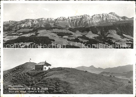 11847061 Hundwilerhoehe avec vue sur le Hoher Kasten Photo aérienne de Hundwiler Hoe