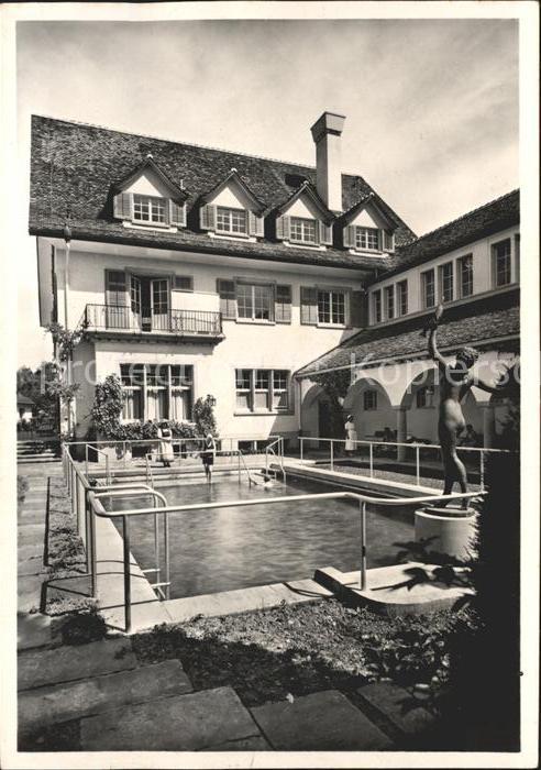 11837242 Zuerich ZH Volkssanatorium Ordre Thérapie Cour Piscine Zuerich ZH