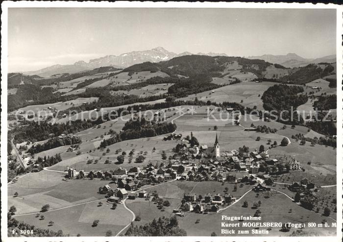 11837284 Mogelsberg Fliegeraufnahme Blick Saentis Mogelsberg