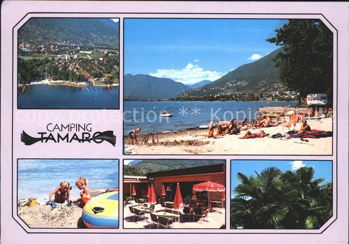 11848875 Tenero Camping Tamaro plage photo aérienne Café Tenero